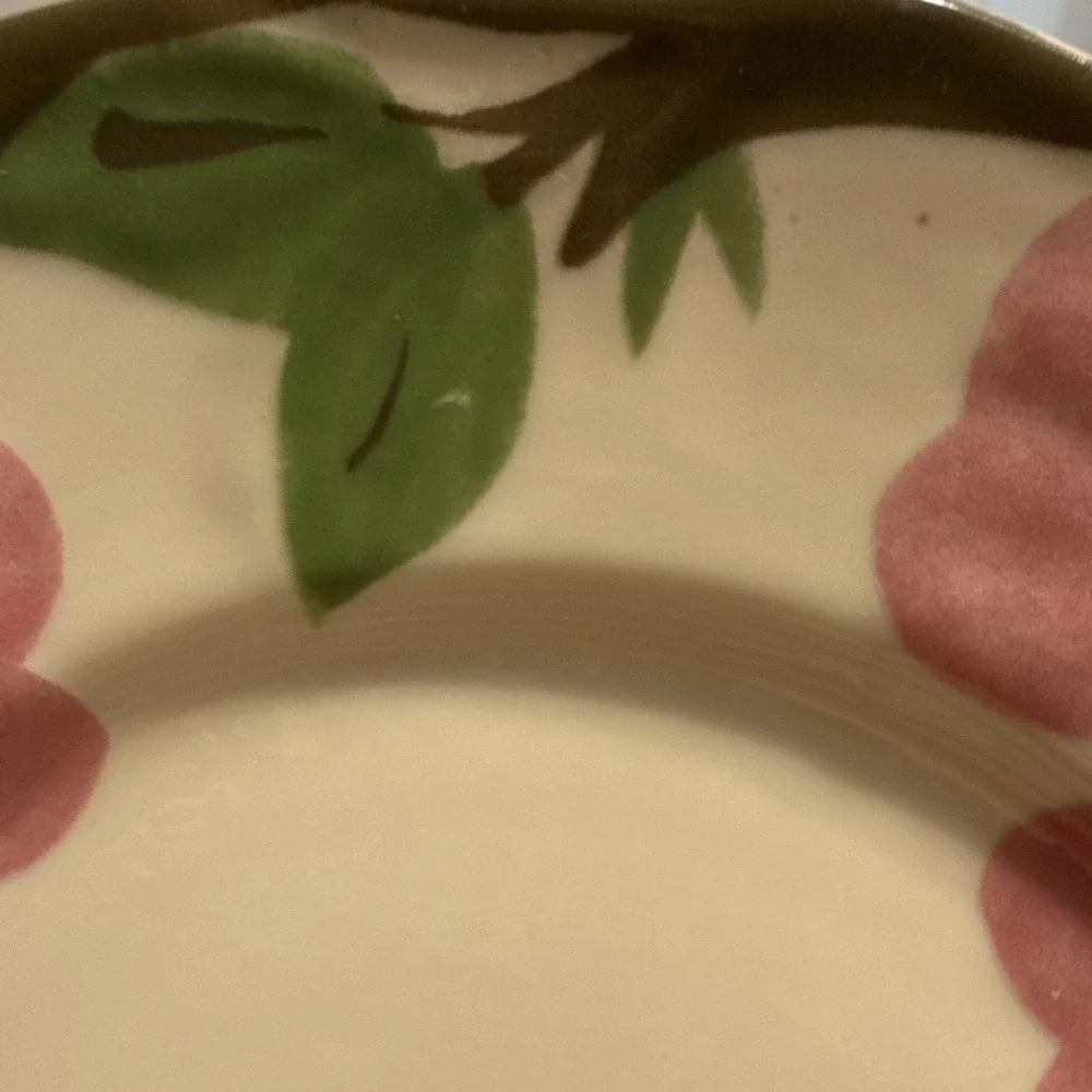 Franciscan Desert Rose Bread and Butter Plate 8 Inch Floral Earthenware Vintage